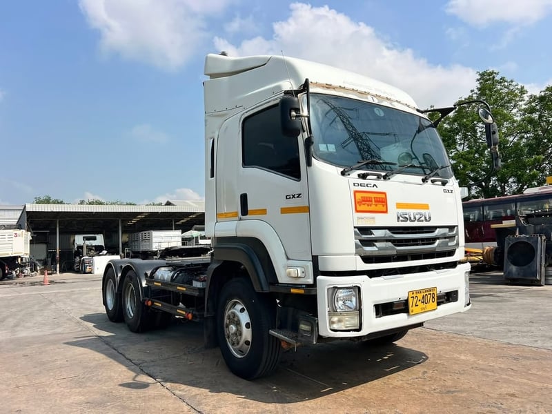 ISUZU GXZ 360แรงม้า รถบรรทุก 10ล้อ หัวลาก เฉพาะหัว ปี2014