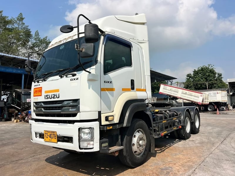 ISUZU GXZ 360แรงม้า รถบรรทุก 10ล้อ หัวลาก เฉพาะหัว ปี2014