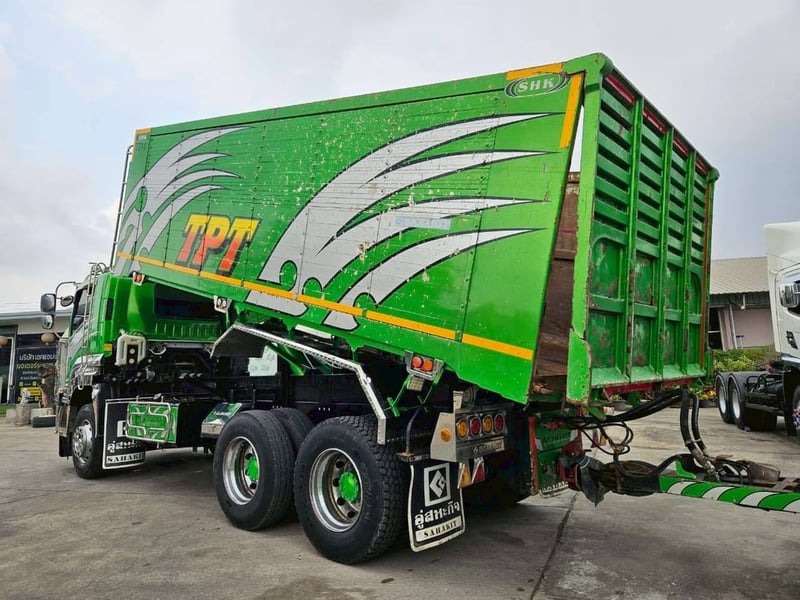 ISUZU FXZ 360แรงม้า รถบรรทุก 10ล้อ พ่วงแม่ลูก ปี2022 เลขไมล์ 155,000 กม.