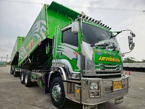 ISUZU FXZ 360แรงม้า รถบรรทุก 10ล้อ พ่วงแม่ลูก ปี2022 เลขไมล์ 155,000 กม.