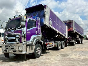 ISUZU FXZ 360แรงม้า รถบรรทุก 10ล้อ พ่วงแม่ลูก ปี2023
