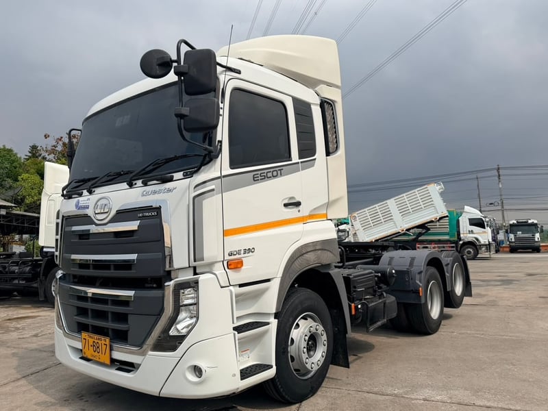 UD GDE 390แรงม้า รถบรรทุก 10ล้อ หัวลาก เฉพาะหัว ปี2024 เลขไมล์ 172,000 กม.