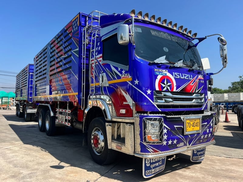 Isuzu 360แรงพ่วงแม่ลูก 