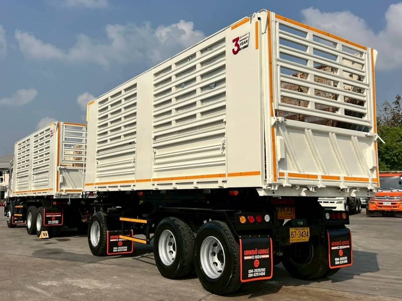 HINO FM 380แรงม้า รถบรรทุก 10ล้อ พ่วงแม่ลูก ปี2021 เลขไมล์ 228,403 กม.