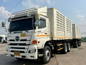 HINO FM 380แรงม้า รถบรรทุก 10ล้อ พ่วงแม่ลูก ปี2021 เลขไมล์ 228,403 กม.