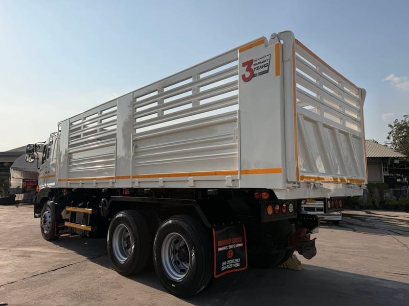 HINO FM 344แรงม้า รถบรรทุก 10ล้อ ดั้มพ์ ปี2023 เลขไมล์ 236,000 กม.