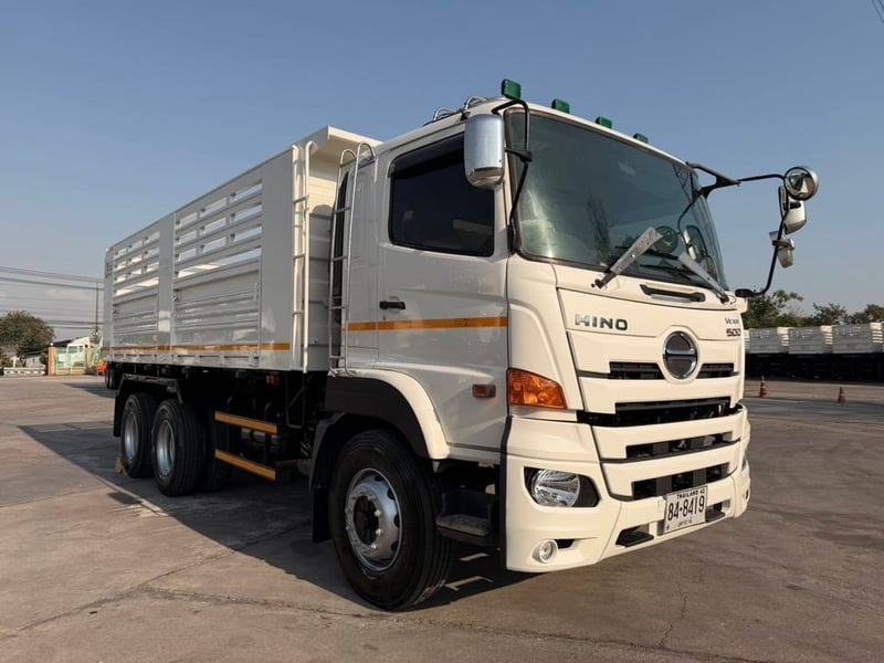 HINO FM 344แรงม้า รถบรรทุก 10ล้อ ดั้มพ์ ปี2023 เลขไมล์ 236,000 กม.