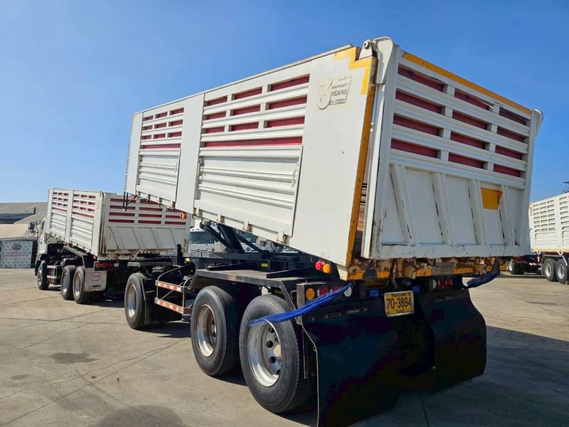 HINO FM 344แรงม้า รถบรรทุก 10ล้อ พ่วงแม่ลูก ปี2022 เลขไมล์ 312,500 กม.