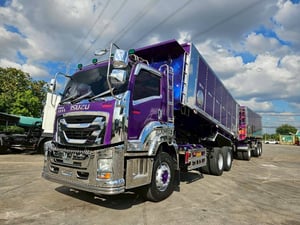 ISUZU FXZ 360แรงม้า รถบรรทุก 10ล้อ พ่วงแม่ลูก ปี2023