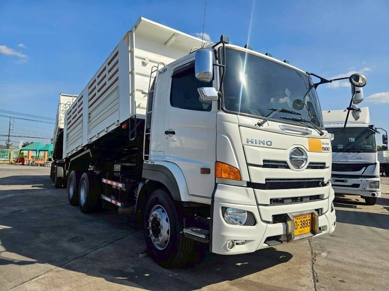 HINO FM 344แรงม้า รถบรรทุก 10ล้อ พ่วงแม่ลูก ปี2022 เลขไมล์ 312,500 กม.