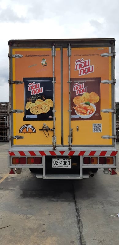 รถฮีโน่ 6 ล้อ ตู้แห้ง ปี2539