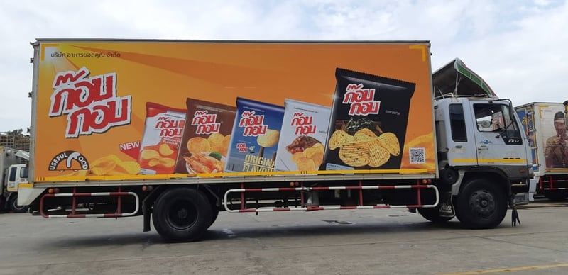 รถฮีโน่ 6 ล้อ ตู้แห้ง ปี 2544