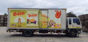 รถฮีโน่ 6 ล้อ ตู้แห้ง ปี2539