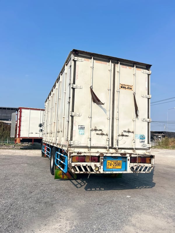 HINO FG 212แรงม้า รถบรรทุก 6ล้อ ตู้แห้ง ปี2008 เลขไมล์น้อยกว่า 500,000 กม.