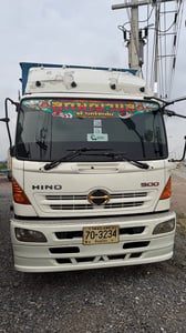 HINO FG 212แรงม้า รถบรรทุก หัวลาก 10ล้อ ตู้แห้ง ปี2004 เลขไมล์น้อยกว่า 500,000 กม.