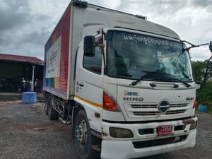 HINO FL 251แรงม้า รถบรรทุก 10ล้อ ตู้แห้ง ปี2015 เลขไมล์น้อยกว่า 500,000 กม. HINO FL 251แรงม้า รถบรรทุก 10ล้อ ตู้แห้ง ปี2015 เลขไมล์น้อยกว่า 500,000 กม.