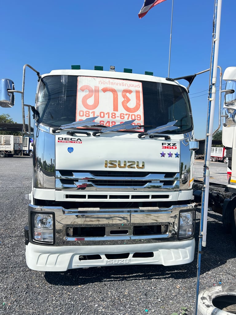 ISUZU FXZ 360แรงม้า รถบรรทุก 10ล้อ พื้นเรียบ ปี2013 เลขไมล์น้อยกว่า 500,000 กม. ISUZU FXZ 360แรงม้า รถบรรทุก 10ล้อ พื้นเรียบ ปี2013 เลขไมล์น้อยกว่า 500,000 กม.