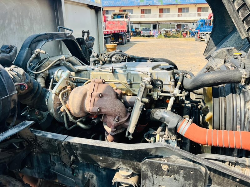 ISUZU FVM 240แรงม้า รถบรรทุก 12ล้อ กระบะคอกสูง ปี2017 เลขไมล์น้อยกว่า 500,000 กม.