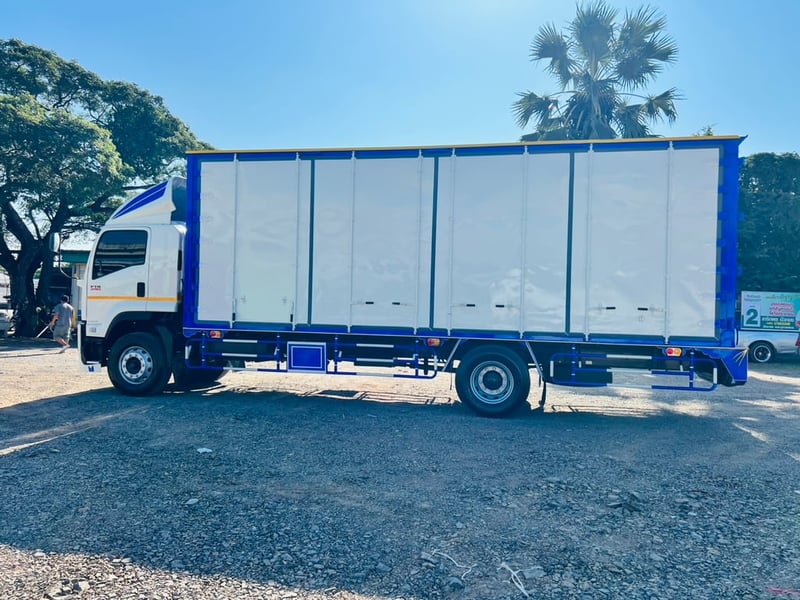 ❤️6ล้อISUZUรุ่นFTRเครือง240 ❤️ปี63ตู้10บาน ตู้กว้างใน2.42 ❤️ยาว7.5เมตรสุง2.55 เมตร ❤️ตู้บิวใหม่เหมือนตู้ใหม่เลยครับ ❤️ตัดสดจัดไฟแนนช์ ทักมานะครับ ☎️0926833726