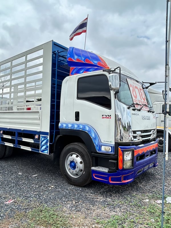 ISUZU FVM 240แรงม้า รถบรรทุก 10ล้อ กระบะคอกสูง ปี2010 เลขไมล์น้อยกว่า 500,000 กม. ISUZU FVM 240แรงม้า รถบรรทุก 10ล้อ กระบะคอกสูง ปี2010 เลขไมล์น้อยกว่า 500,000 กม.