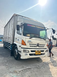 HINO FG 212แรงม้า รถบรรทุก 6ล้อ ตู้แห้ง ปี2008 เลขไมล์น้อยกว่า 500,000 กม.