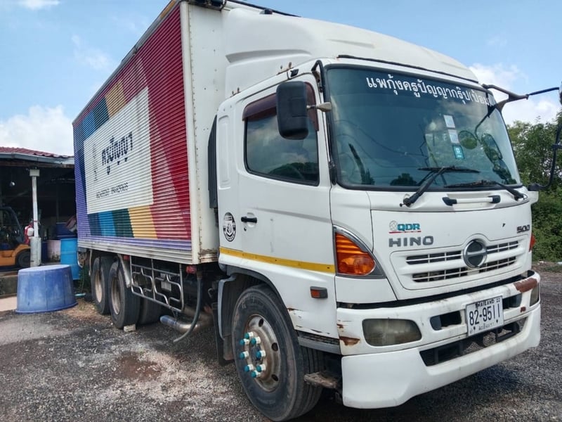 HINO FL 251แรงม้า รถบรรทุก 10ล้อ ตู้แห้ง ปี2015 เลขไมล์น้อยกว่า 500,000 กม. HINO FL 251แรงม้า รถบรรทุก 10ล้อ ตู้แห้ง ปี2015 เลขไมล์น้อยกว่า 500,000 กม.