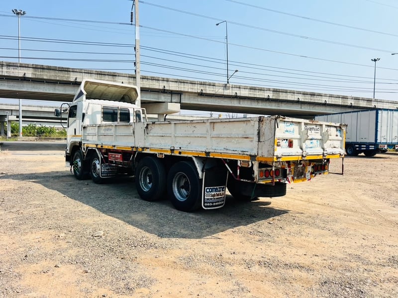 ISUZU FVM 240แรงม้า รถบรรทุก 12ล้อ กระบะคอกสูง ปี2017 เลขไมล์น้อยกว่า 500,000 กม.
