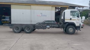 ISUZU FVM 240แรงม้า รถบรรทุก 10ล้อ กระบะคอกสูง ปี2017 เลขไมล์น้อยกว่า 500,000 กม.