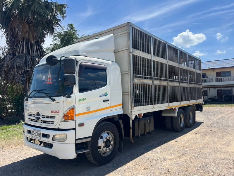 HINO FL 212แรงม้า รถบรรทุก 10ล้อ กระบะเหล็ก ปี2013 เลขไมล์น้อยกว่า 500,000 กม. HINO FL 212แรงม้า รถบรรทุก 10ล้อ กระบะเหล็ก ปี2013 เลขไมล์น้อยกว่า 500,000 กม.