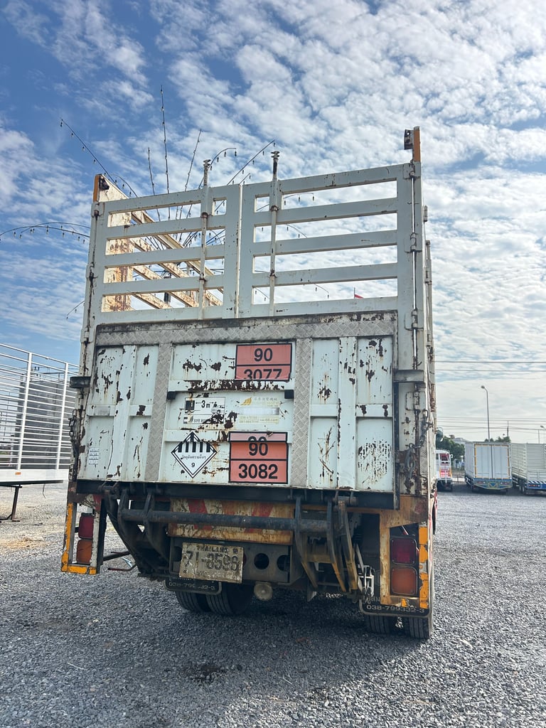 ISUZU FVM 300แรงม้า รถบรรทุก 10ล้อ กระบะคอกสูง ปี2014 เลขไมล์น้อยกว่า 500,000 กม. ISUZU FVM 300แรงม้า รถบรรทุก 10ล้อ กระบะคอกสูง ปี2014 เลขไมล์น้อยกว่า 500,000 กม.