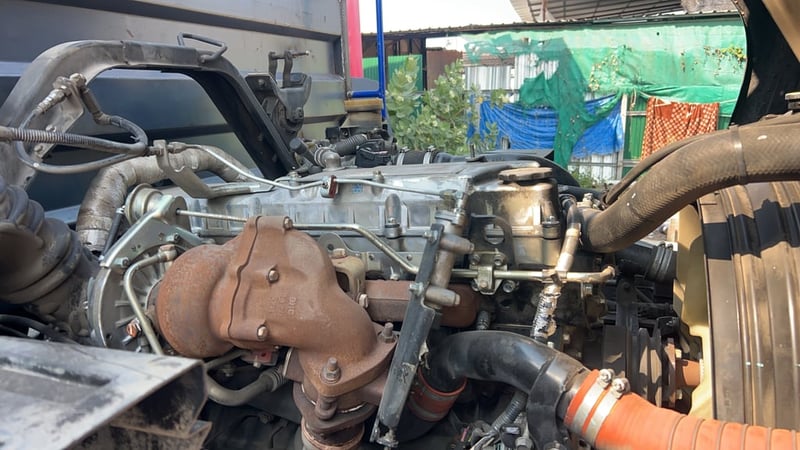 ISUZU FVM 240แรงม้า รถบรรทุก 10ล้อ กระบะคอกสูง ปี2018 เลขไมล์น้อยกว่า 500,000 กม.