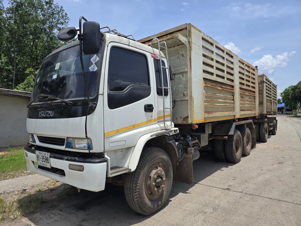 ISUZU FXZ 270แรงม้า รถบรรทุก 10ล้อ พ่วงแม่ลูก ปี2005 ISUZU FXZ 270แรงม้า รถบรรทุก 10ล้อ พ่วงแม่ลูก ปี2005