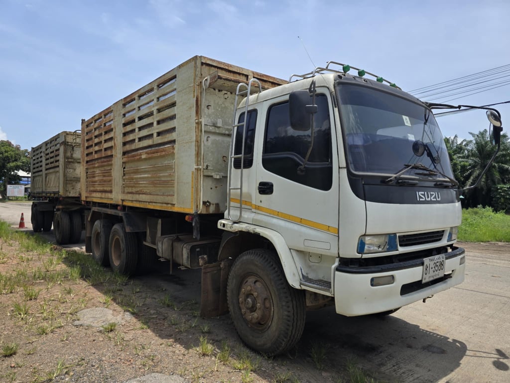 ISUZU FXZ 270แรงม้า รถบรรทุก 10ล้อ พ่วงแม่ลูก ปี2005 ISUZU FXZ 270แรงม้า รถบรรทุก 10ล้อ พ่วงแม่ลูก ปี2005