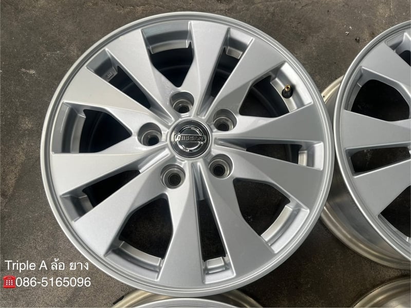 ล้อแม็กป้ายแดง 5รู114 Nissan Serena รุ่นใหม่ล่าสุด ขอบ 15 สวยกริ๊บ