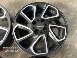 ล้อแม็ก 4รู100 Toyota Yaris Cross ขอบ 16 ดำหน้าเงา สวยกริ๊บ