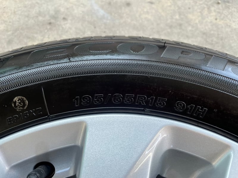 ล้อแม็กพร้อมยางป้ายแดง Nissan Almera รุ่นใหม่ล่าสุด ขอบ 15 สวยกริ๊บ