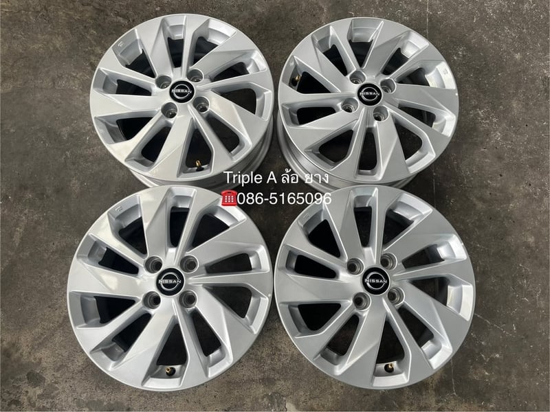 ล้อแม็กป้ายแดง Nissan Almera รุ่นใหม่ล่าสุด ขอบ 15 ใหม่กริ๊บ