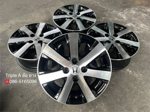 ล้อแม็ก Honda Feed ขอบ 15 ดำหน้าเงา สวยกริ๊บ ล้อแม็ก Honda Feed ขอบ 15 ดำหน้าเงา สวยกริ๊บ
