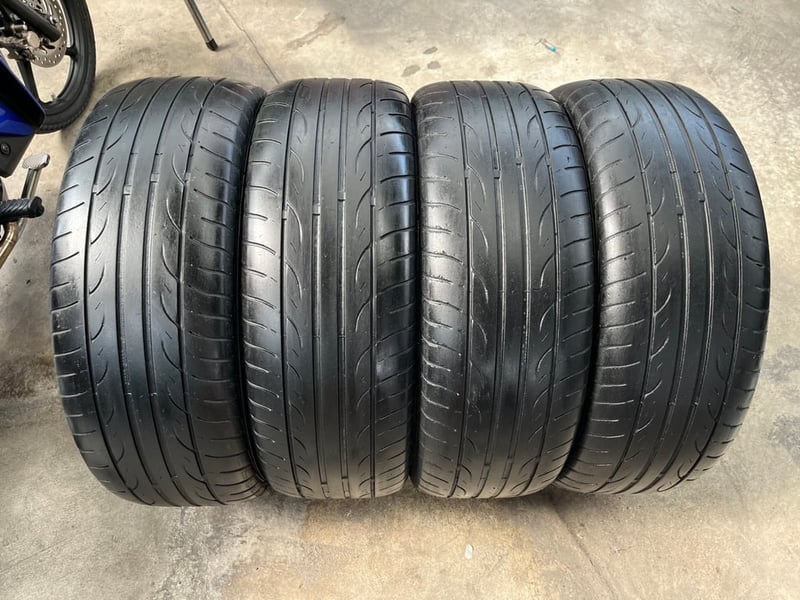 ล้อกระทะ 6รู139 Toyota ขอบ 17 แถมยาง 225-55-17 Maxxis ปี 22