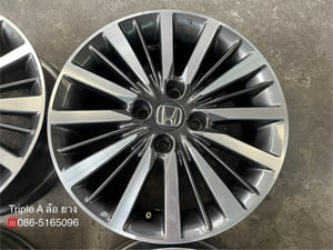 ล้อแม็ก Honda City ขอบ 15 เทาหน้าเงา สภาพสวย