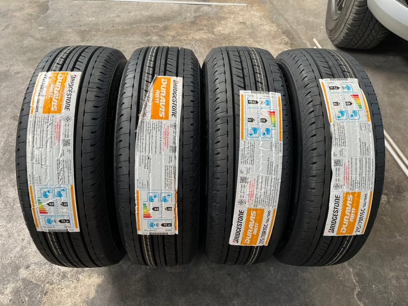 ล้อแม็ก ISUZU D-Max Blue Power ขอบ 15 พร้อมยางใหม่ 215-70-15 Bridgestone ปลายปี 25