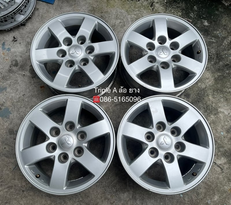 ล้อแม็ก Mitsu Triton ขอบ 16 ใส่กับ Pajero และ Triton 6รู139 ได้เลย ล้อแม็ก Mitsu Triton ขอบ 16 ใส่กับ Pajero และ Triton 6รู139 ได้เลย