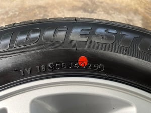 ล้อแม็ก ISUZU D-Max Blue Power ขอบ 15 พร้อมยางใหม่ 215-70-15 Bridgestone ปลายปี 25