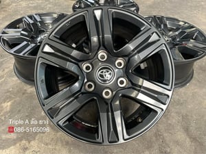 ล้อแม็ก 6รู139 Toyota Revo รุ่นใหม่ ขอบ 17 สีเทาดำ