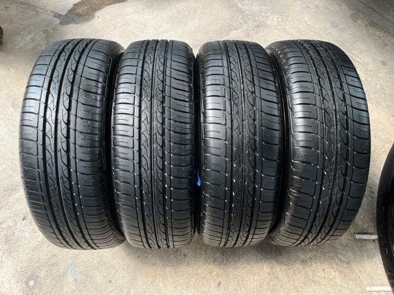 ล้อแม็ก Honda City ตัวท็อป ขอบ 15 เทาหน้าเงา พร้อมยางใหม่ป้ายแดง 185-60-15 Maxxis ปี 25