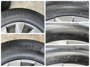 ล้อแม็ก ISUZU MU-X ขอบ 18 สีเทา แถมยาง 265-60-18 Bridgestone ปี 20