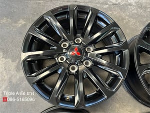 ล้อแม็ก 6รู139 Mitsu Triton Plus ขอบ 17 สีดำ