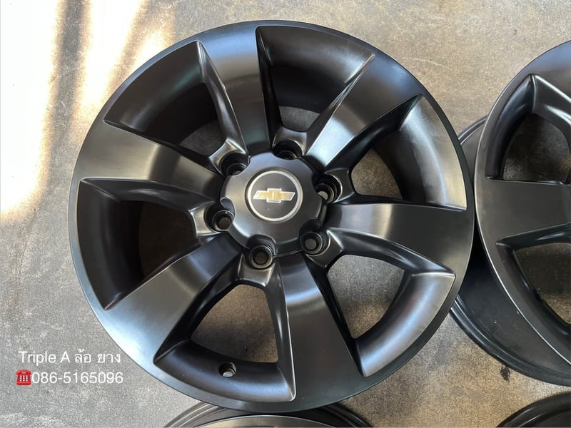 ล้อแม็ก Chevrolet Trailblazer ขอบ 18 สีดำ สวยกริ๊บ