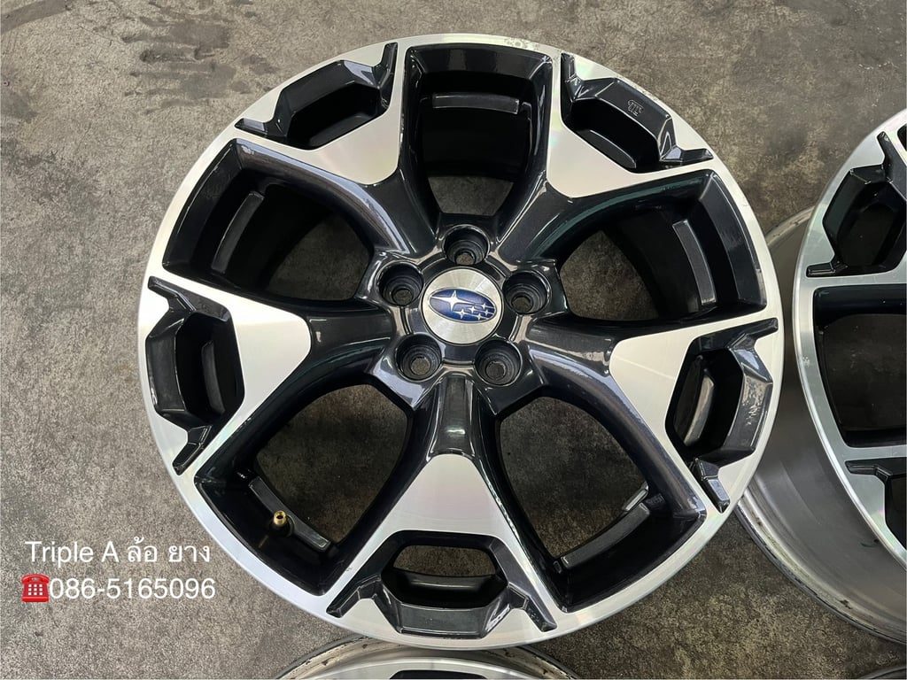 ล้อแม็ก 5รู100 Subaru XV ขอบ 17 ดำหน้าเงา ล้อแม็ก 5รู100 Subaru XV ขอบ 17 ดำหน้าเงา