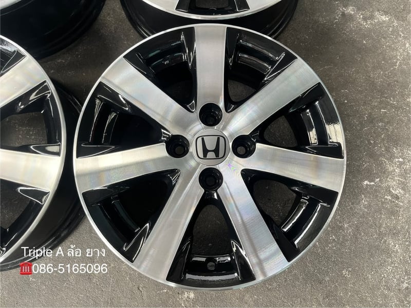 ล้อแม็ก Honda Feed ขอบ 15 ดำหน้าเงา สวยกริ๊บ ล้อแม็ก Honda Feed ขอบ 15 ดำหน้าเงา สวยกริ๊บ